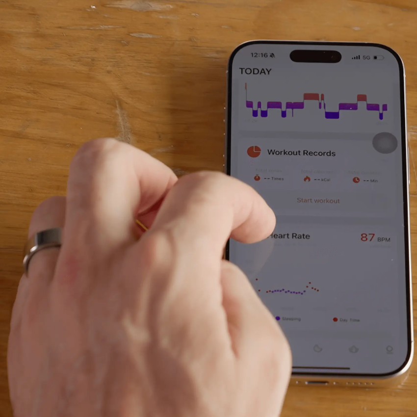 herz p1 smart ring reviews user James P.